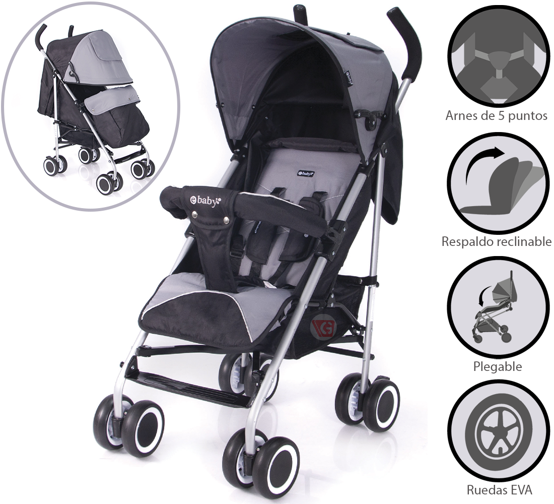 COCHE PARAGUA TRAVIS GREY – EB214-2-0