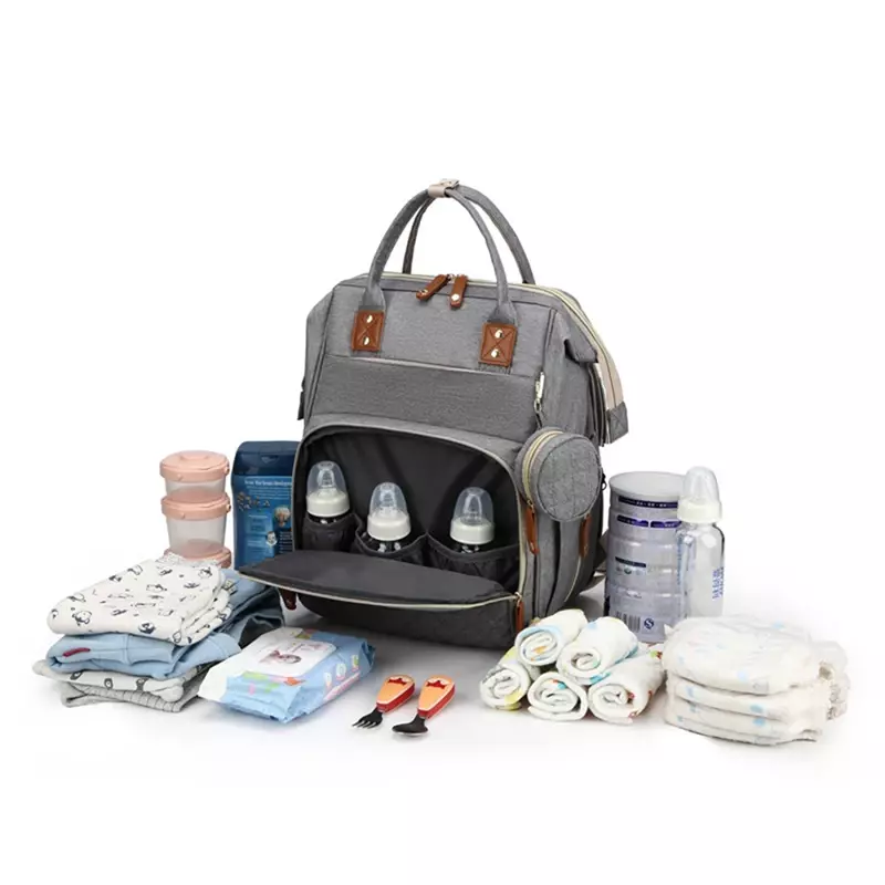 Mochila Pañalera Maternal 3 En 1  VOYAGE  BLUE-5