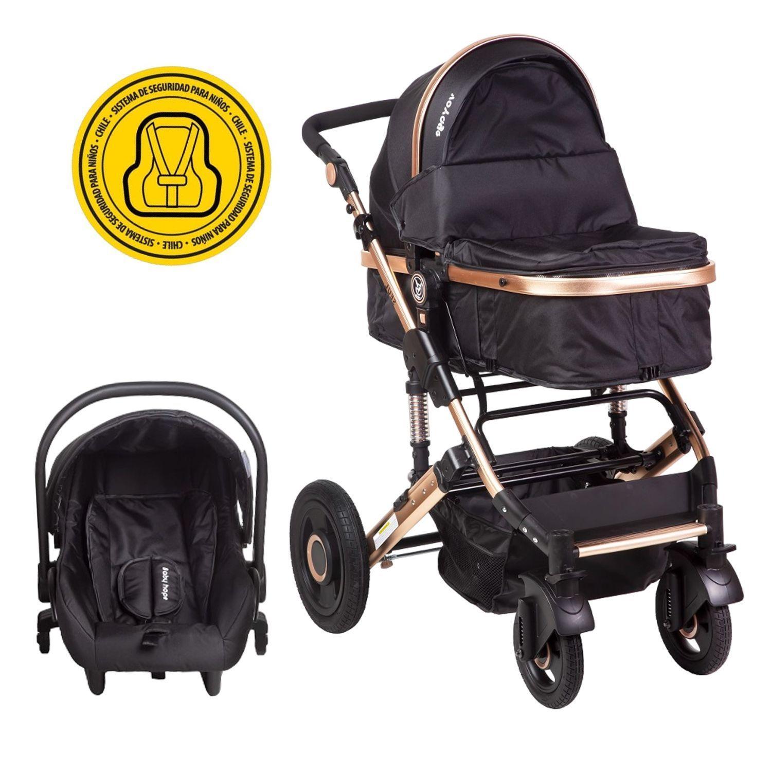Coche Travel System Seul Black-0