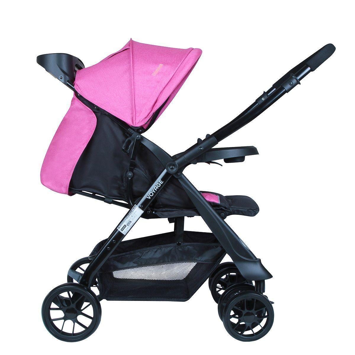 Coche travel system voyage venecia pink-5