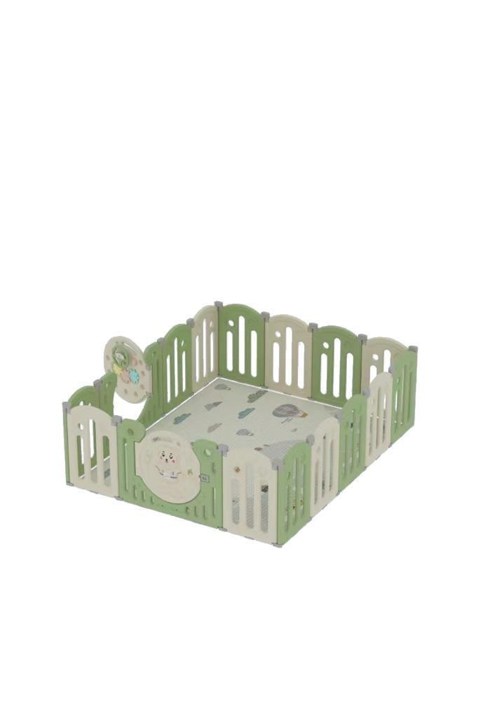 Corral Bear Green + Alfombra Antigolpes 154X195cm-0