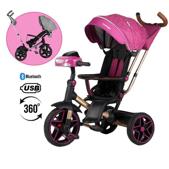 Triciclo Giratorio Nova Fucsia-2