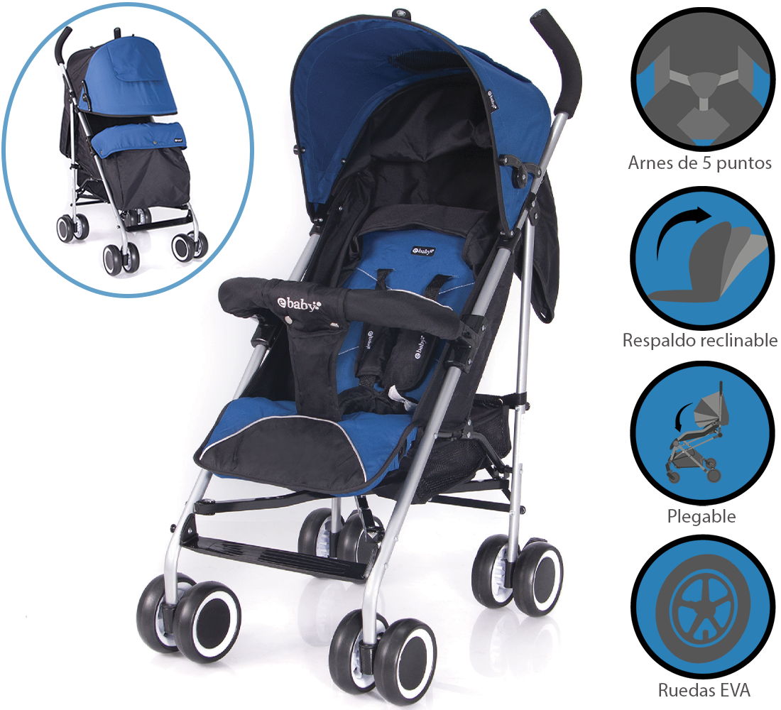 COCHE PARAGUA TRAVIS BLUE– EB214-2-0