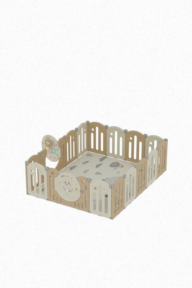 Corral Bear Kaki + Alfombra Antigolpes 154X195cm-0