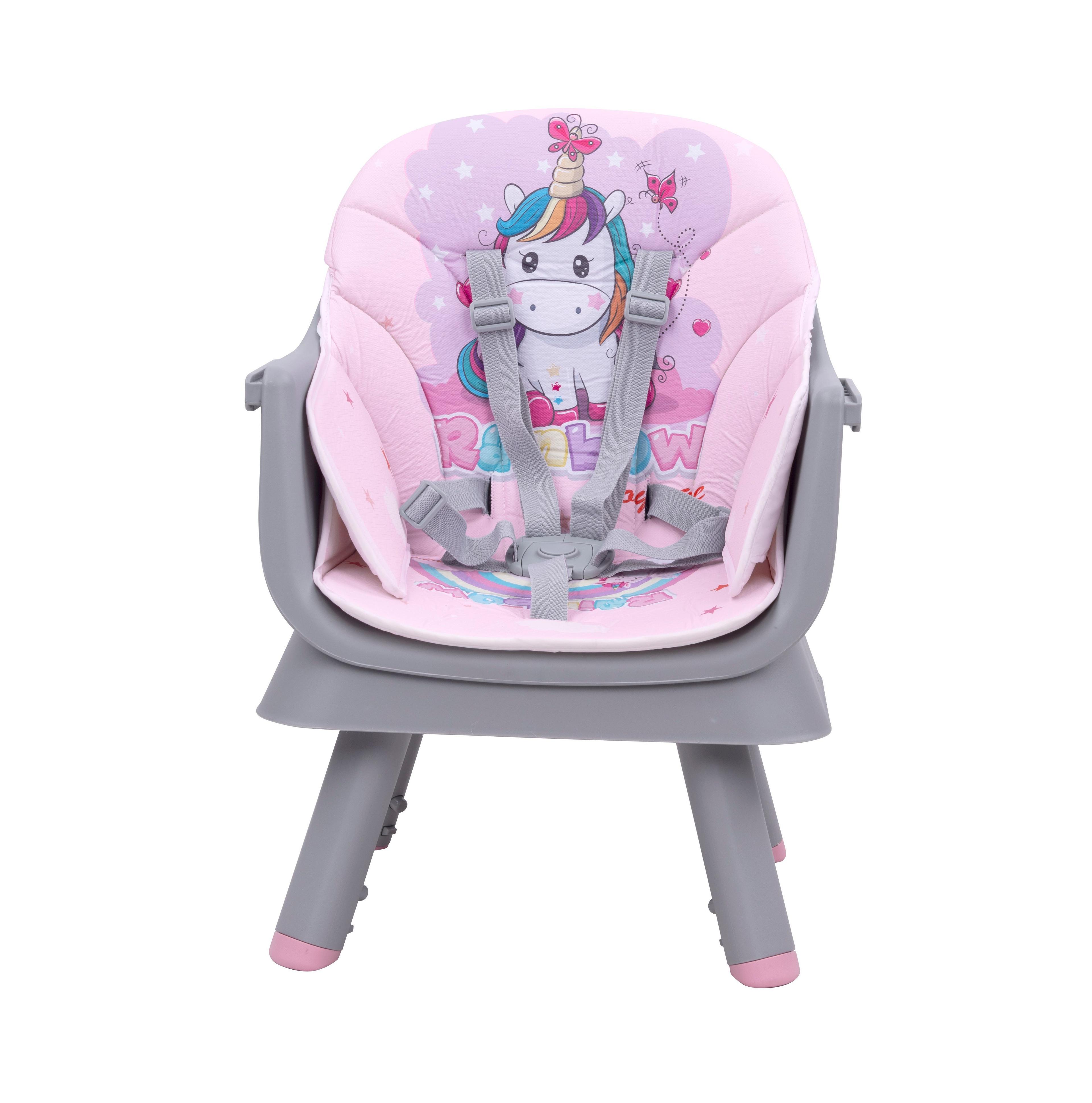 silla de comer multifuncional  6 en 1  voyage  pink-5