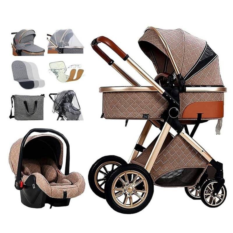 coche  bolina de voyage original   con silla de AUTOmodelo exclusivo   kaki -0