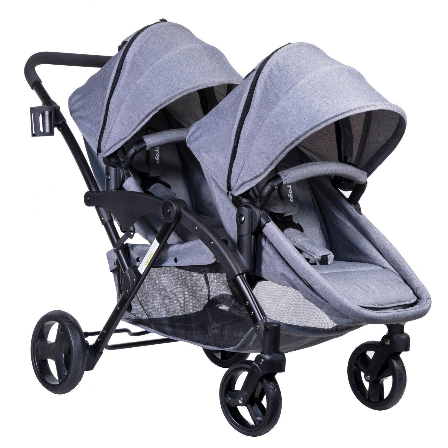 Coche Duo Travel System Géminis Grey-2
