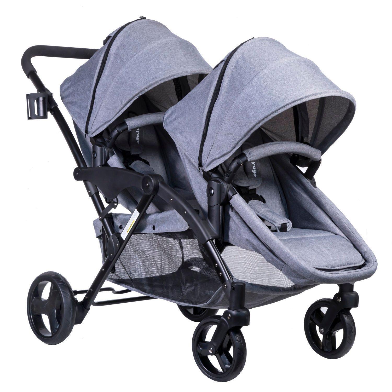 Coche Duo Travel System Géminis Grey-2