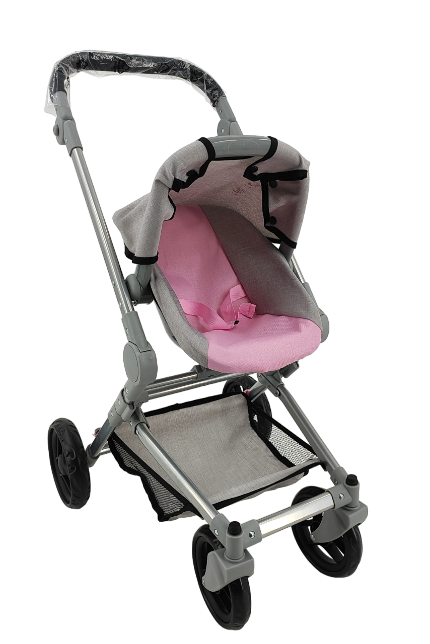 Coche Muñeca Formato Real Dalian Pink-5