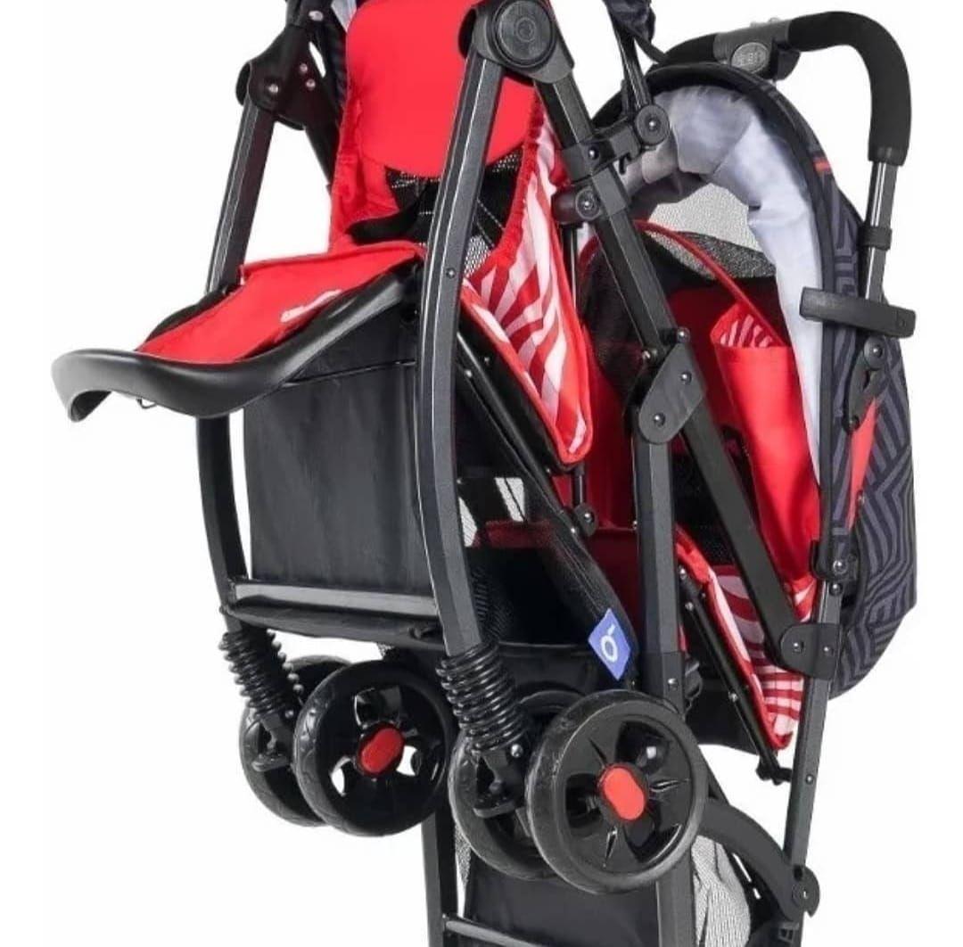 Coche Duo Hermano Mayor y Menor Duplex Red-4