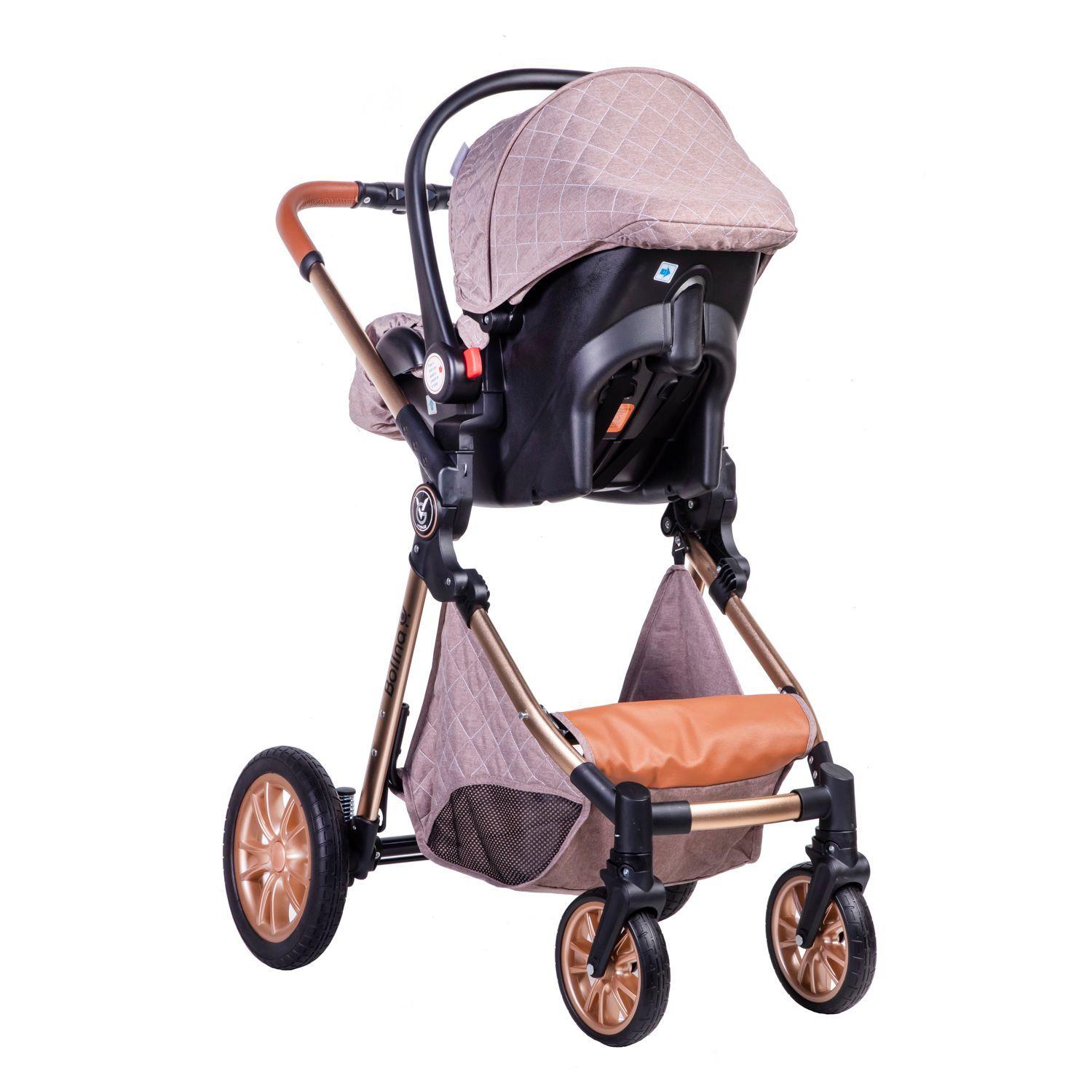 Coche Travel System Bolina Kaki-2