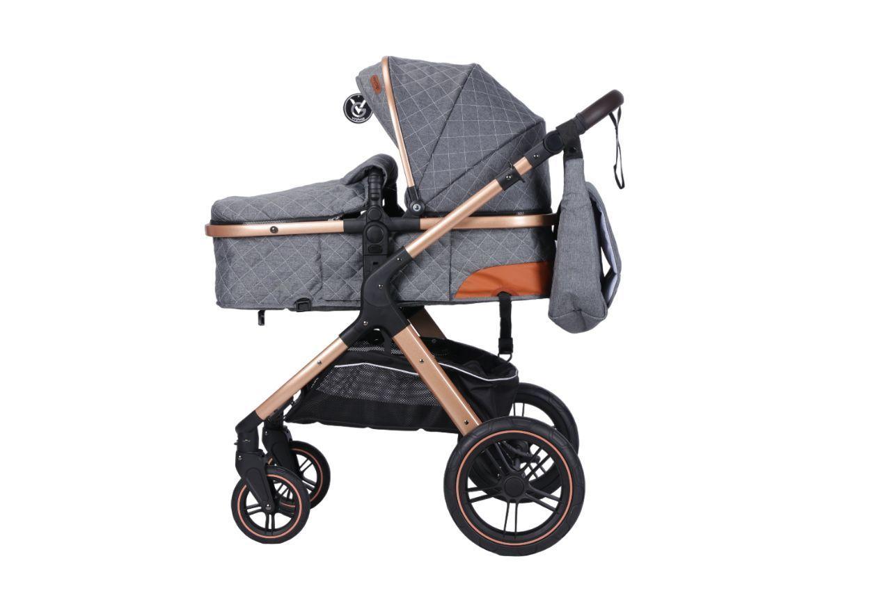 Coche Travel Sytem X1 Grey con Silla Certificada-2