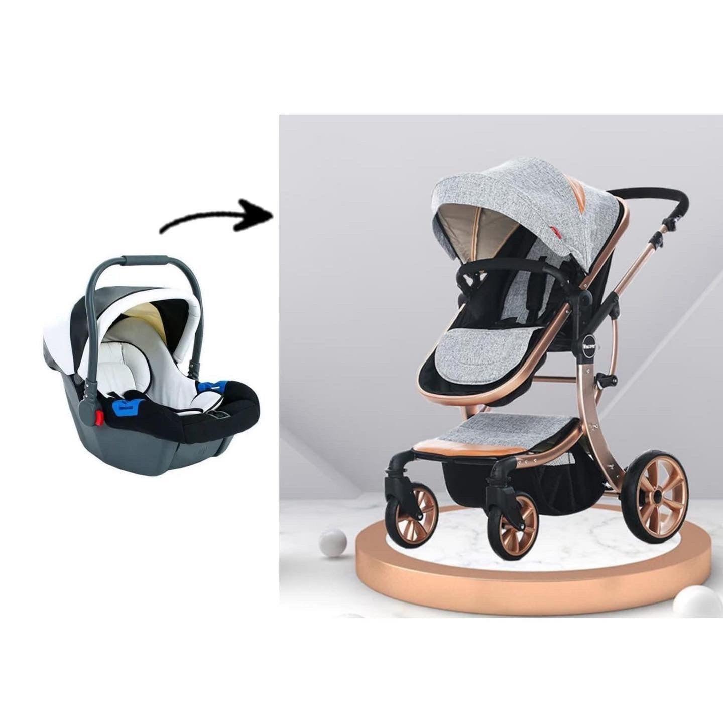 Coche Travel System Genova Grey-3