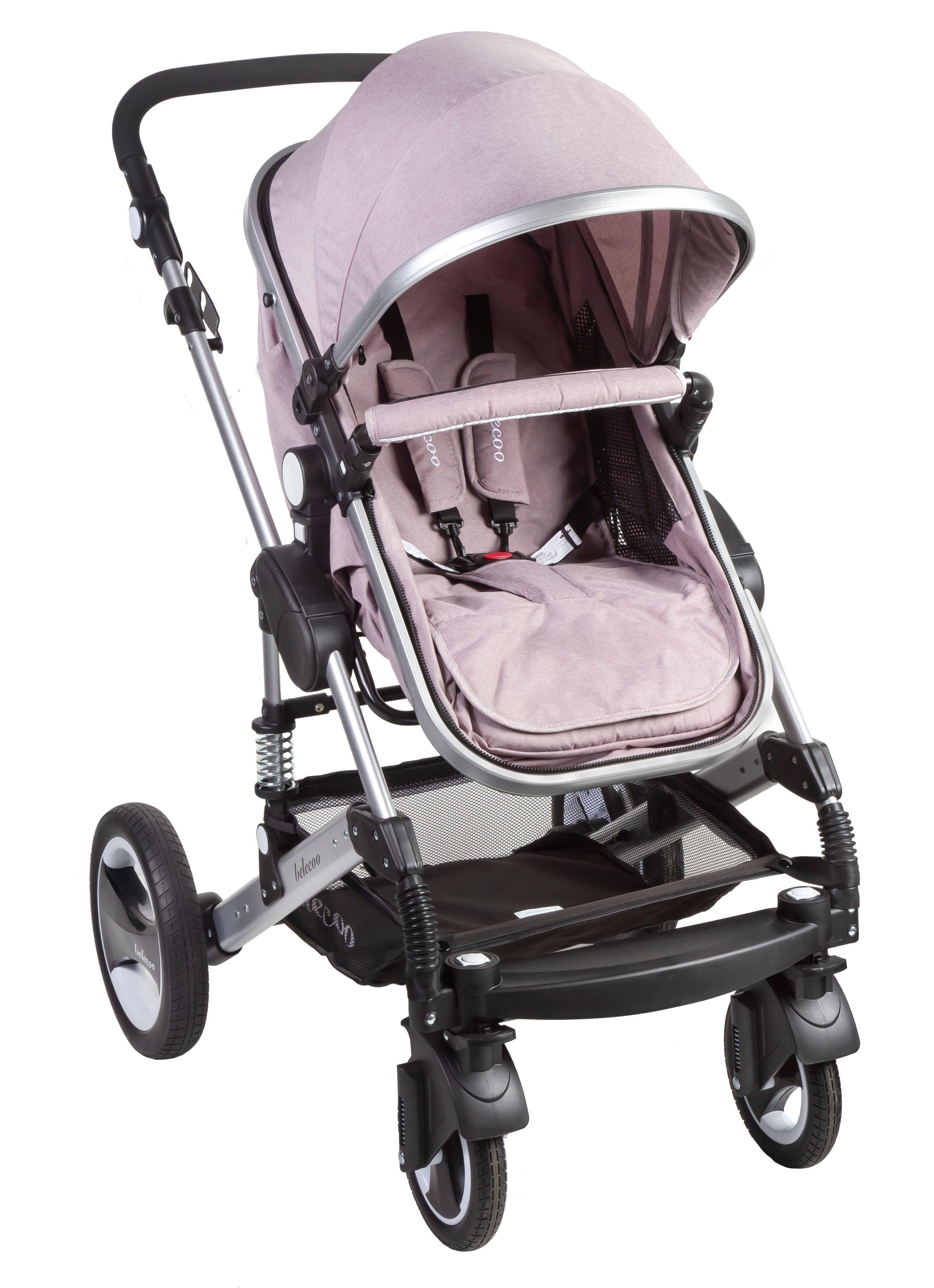 Coche con silla de auto belecoo 535-Q03C beige -0