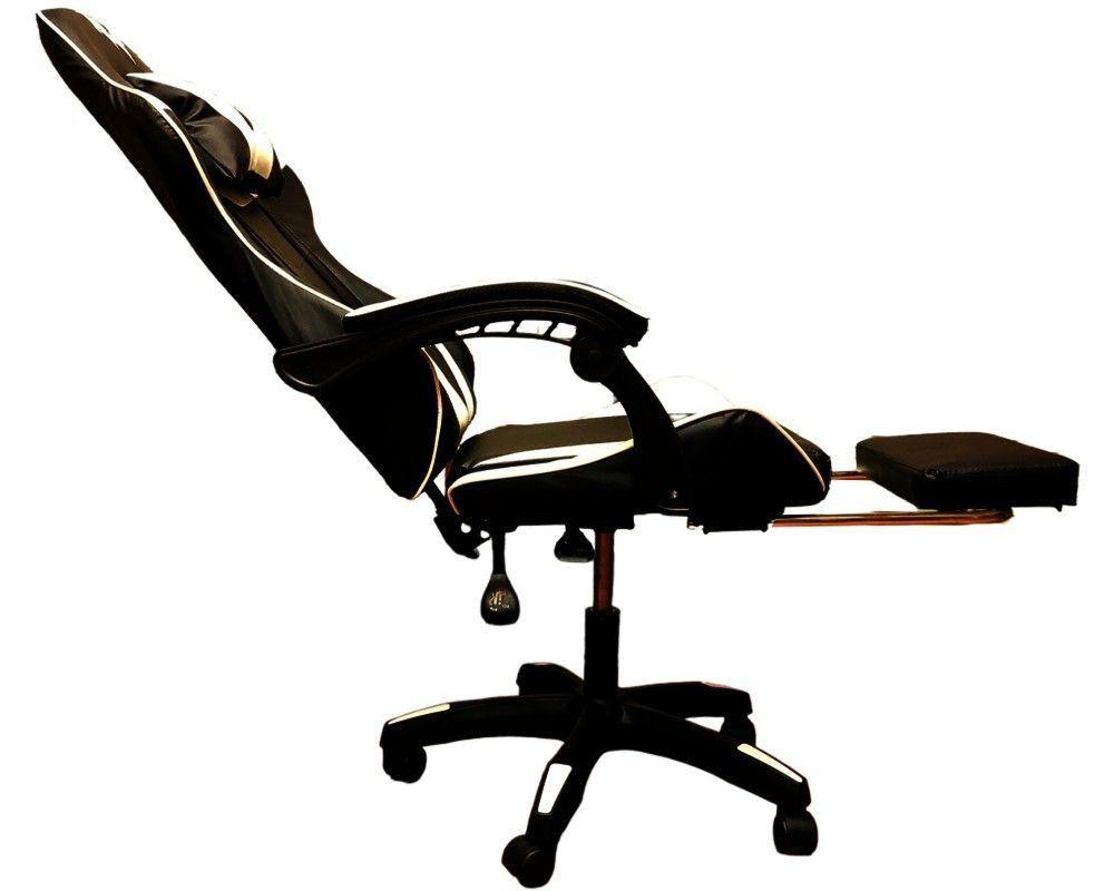 SILLA GAMER 730-5 BLANCA ERGONOM RECLINAB REPOSAPIES-5
