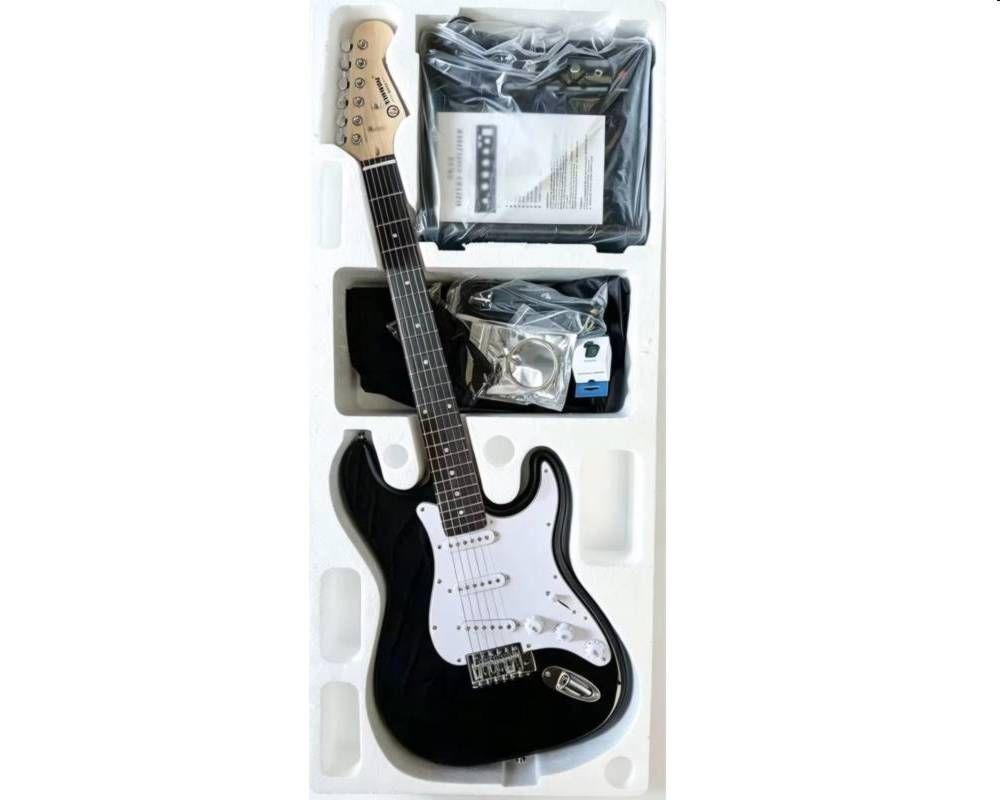 Kit Guitarra Electrica Adulto Amplificador 15w Y Accesorios-1