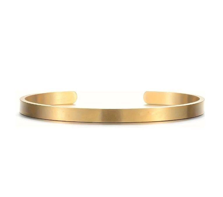 Pulsera O Brazalete De Acero Inoxidable Unisex 4 Colores-0
