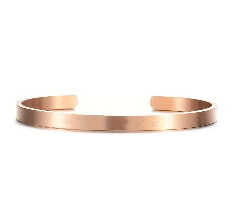 Pulsera O Brazalete De Acero Inoxidable Unisex 4 Colores-0