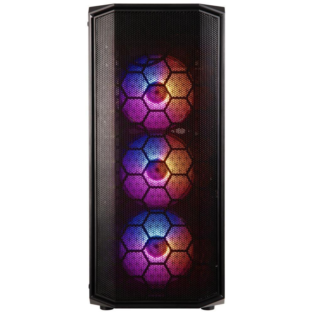 Gabinete BitFenix/ ​​Garen ATX/  4 ventiladores /Negro-3