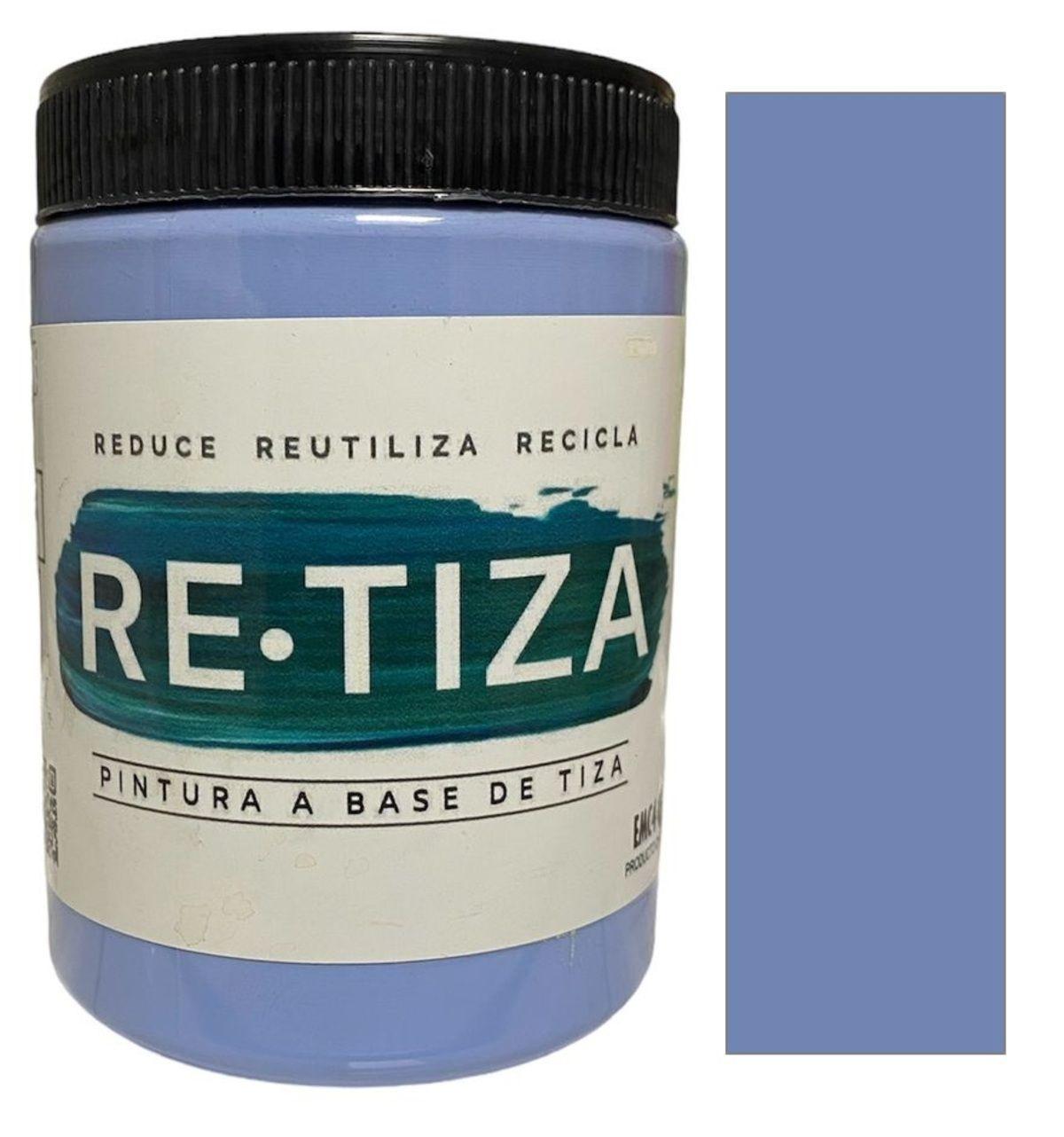 AZUL CELESTE/ALASKA 1 Kilo. Pintura tizada/Vintage base agua Retiza-0