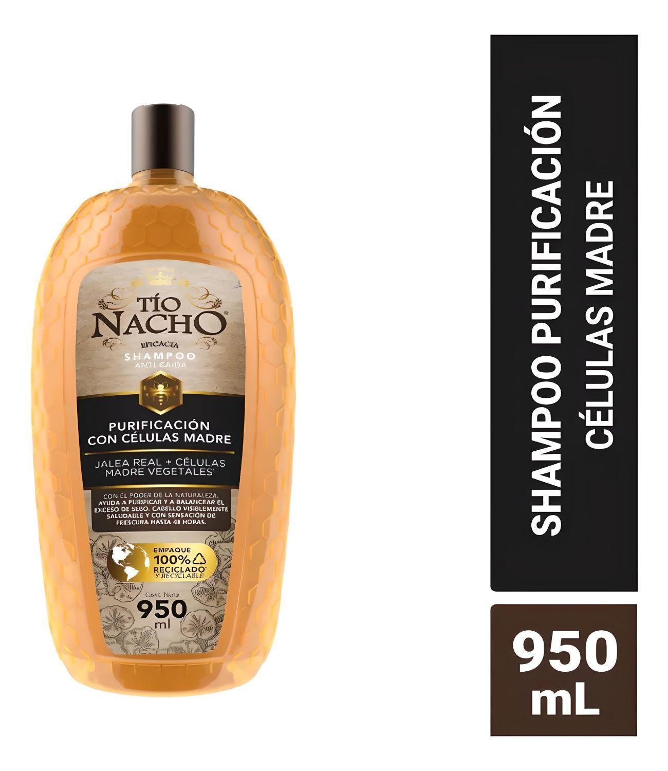 TÍO NACHO SHAMPOO PURIFICACION CON CELULAS MADRES ANTICAIDA 950ML-0