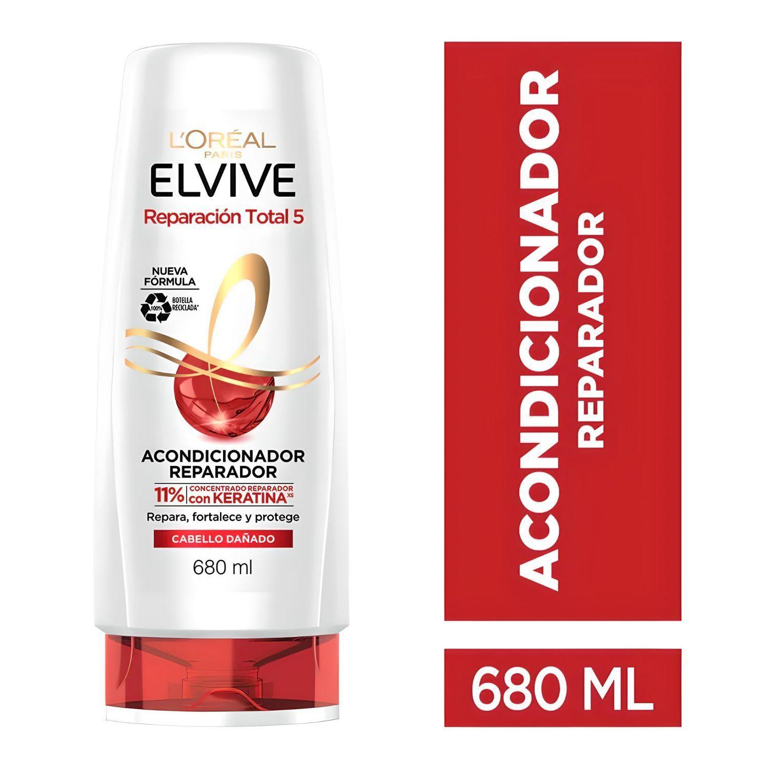ELVIVE REPARACIÓN TOTAL 5 ACONDICIONADOR 11% KERATINA 680ML-1
