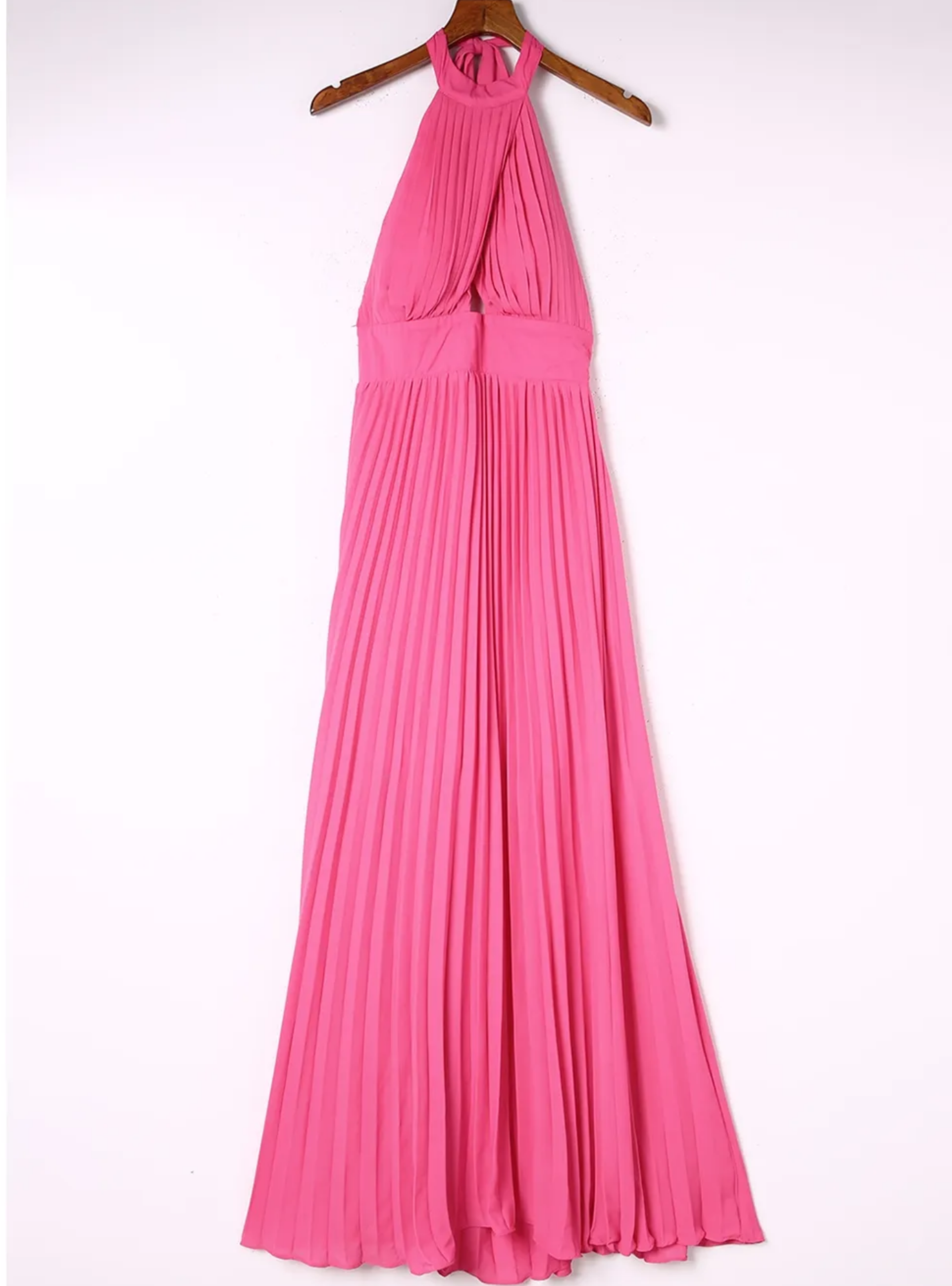 Vestido de fiesta fucsia S-M-L-2