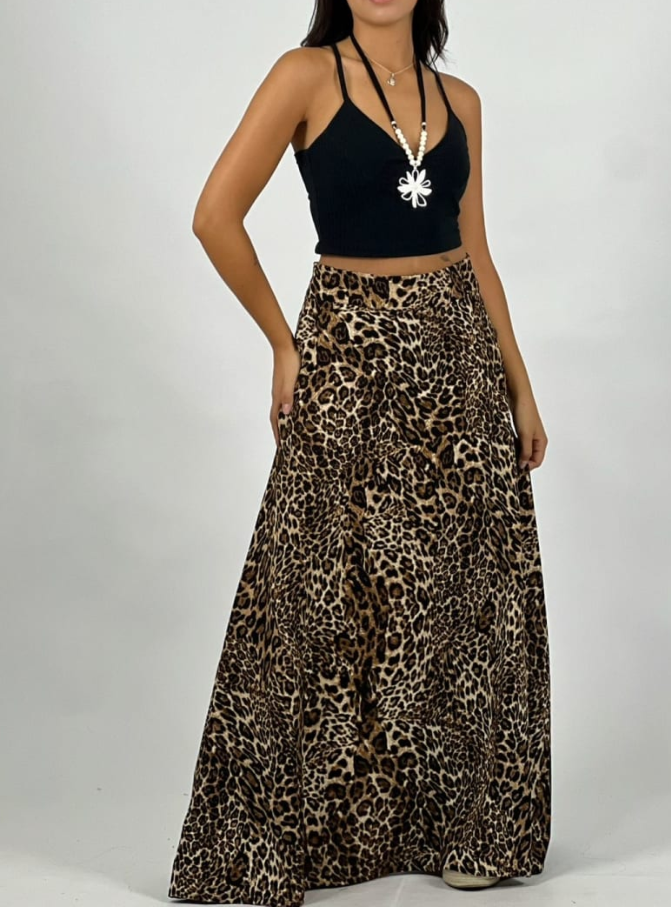 Falda estampada animal print-2