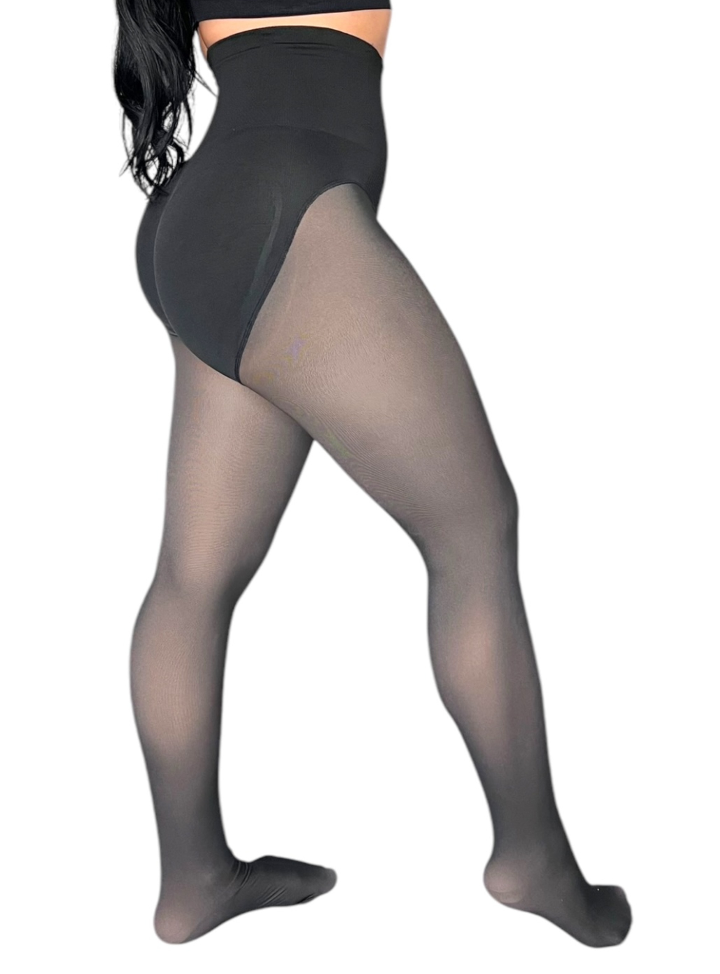 Panty efecto piel con efecto faja y push up-1