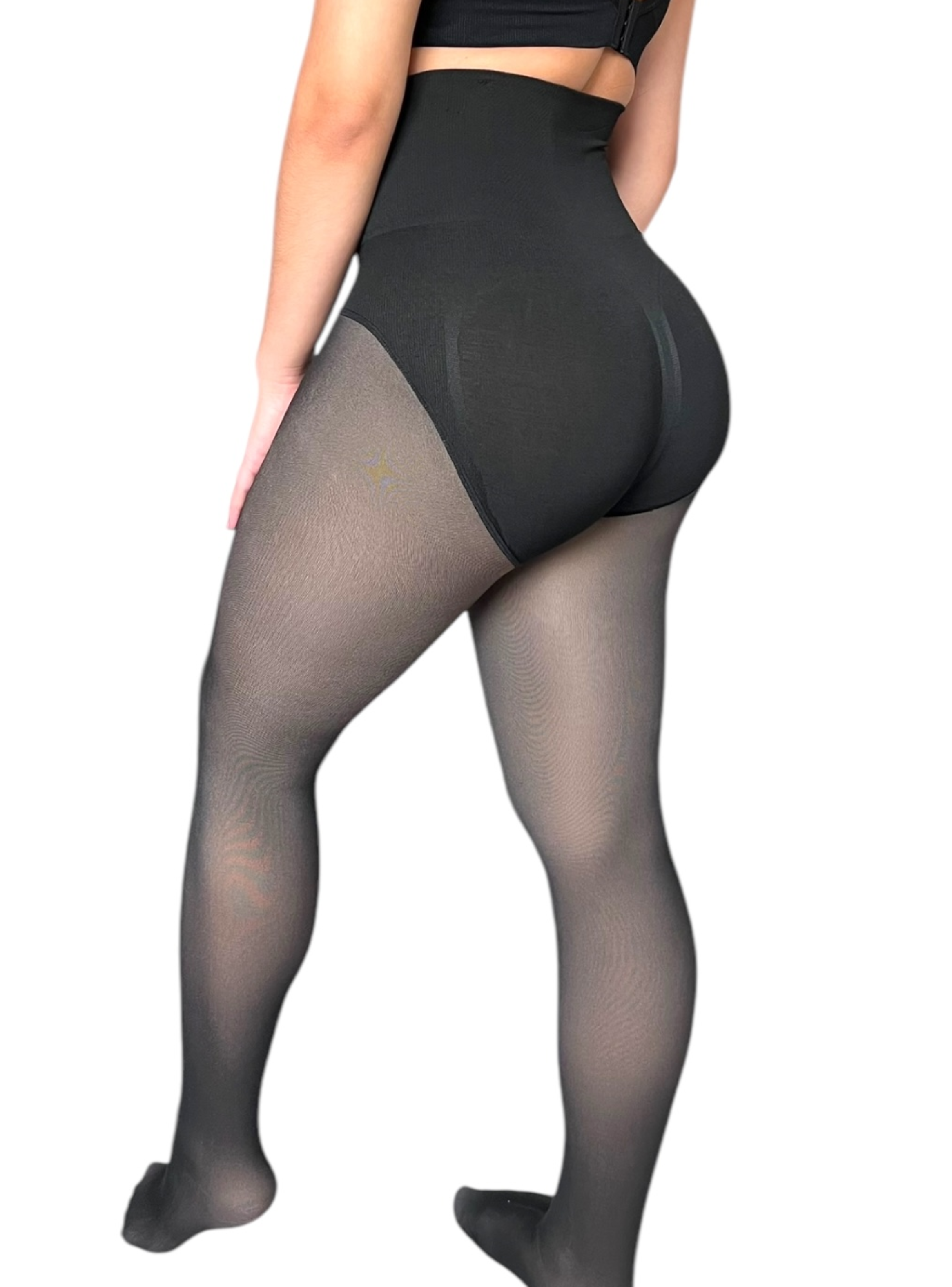 Panty efecto piel con efecto faja y push up-2