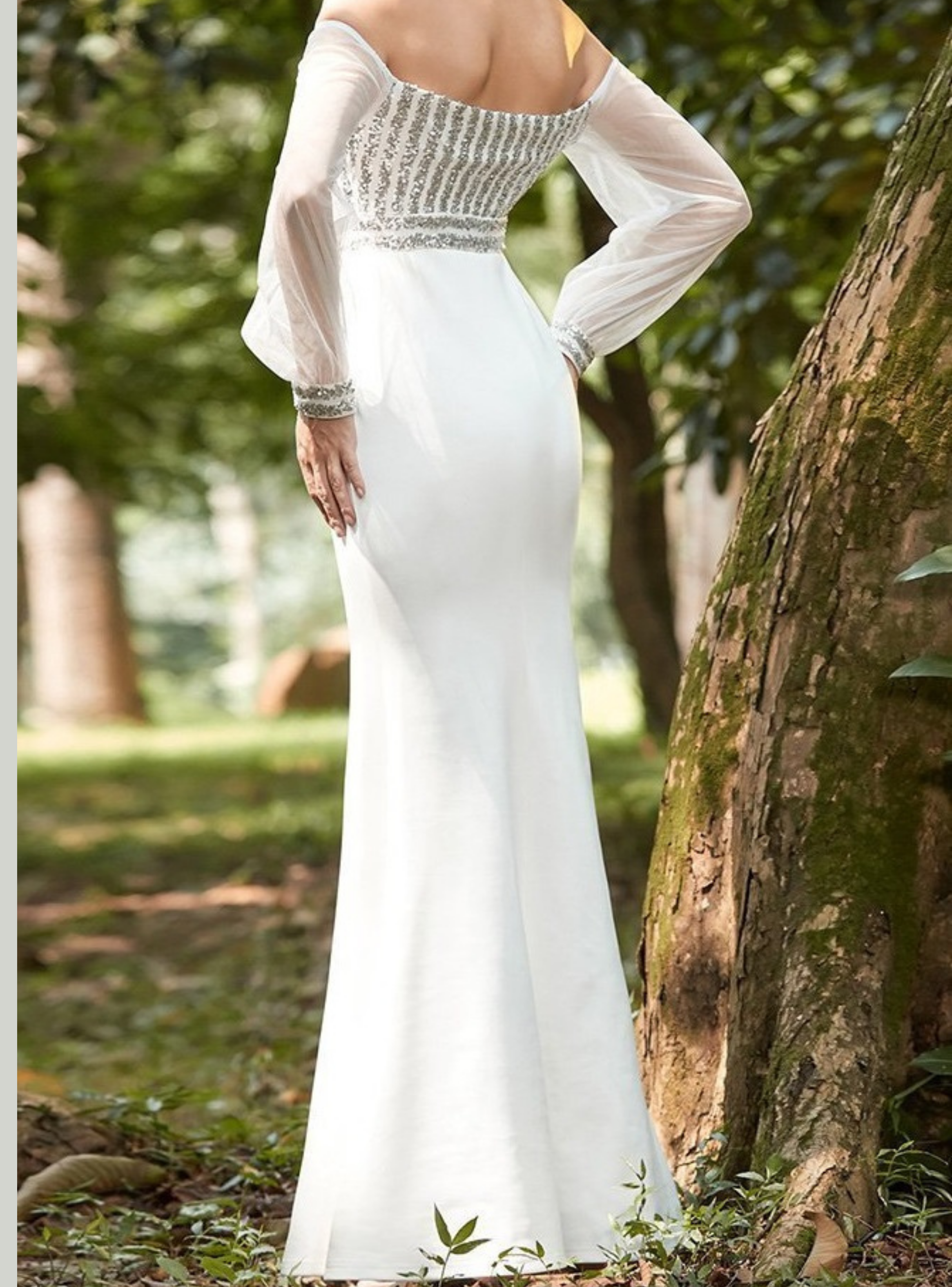 Vestido sirena talla L-3