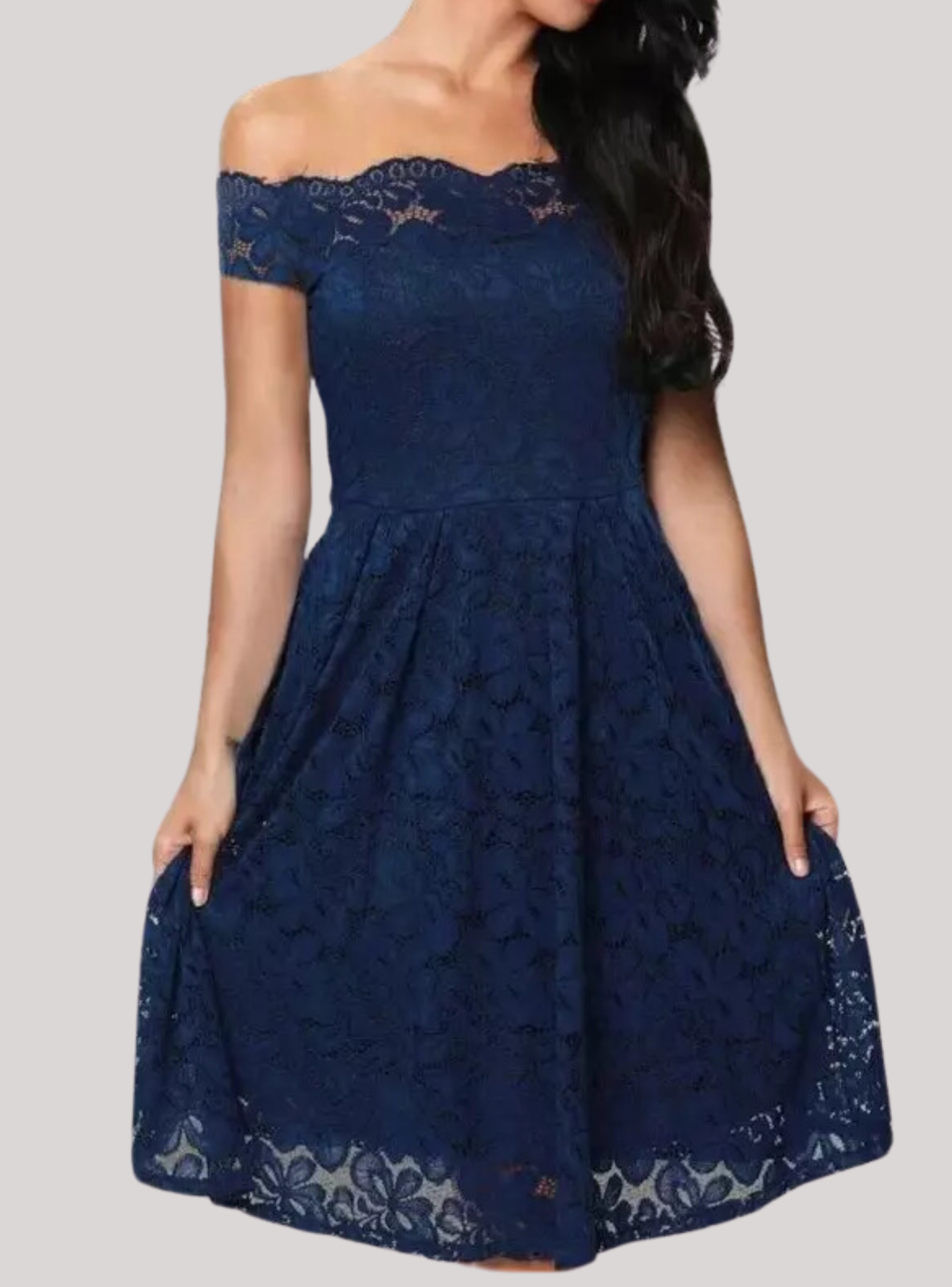 Vestido de encaje LXL-2