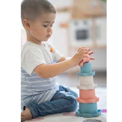 Juego de tazas apilables Green NIP-5