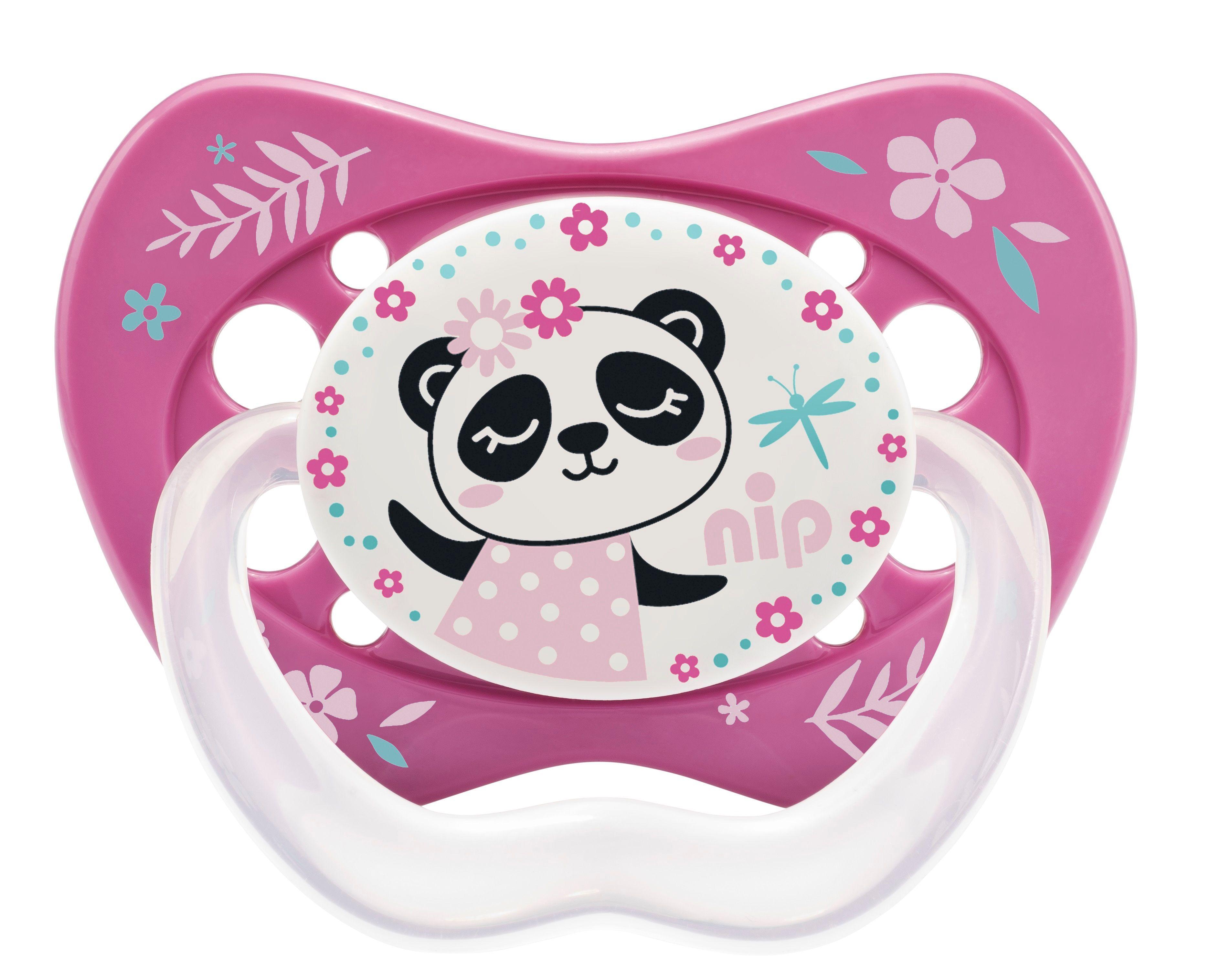 Chupete life silicona Gato Panda 16-32 meses Nip-2