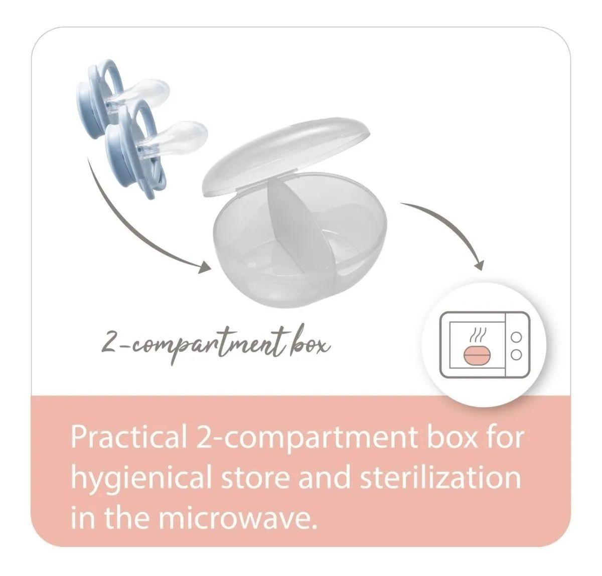 Chupetes My Butterfly, Silicona 0-6 Meses 2 Unidades, Rojo-3