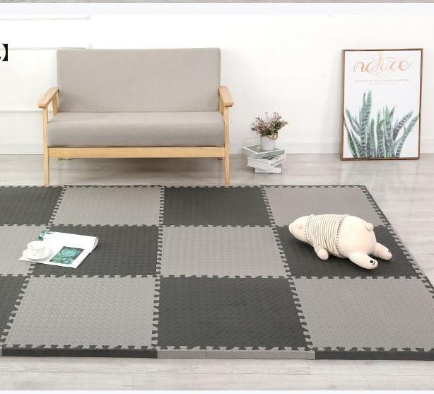 Protector de suelo fitness gris 60x60x2cm (4 Unidades)-4