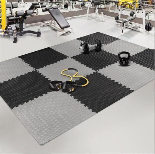 Protector de suelo fitness gris 60x60x2cm (4 Unidades)-2