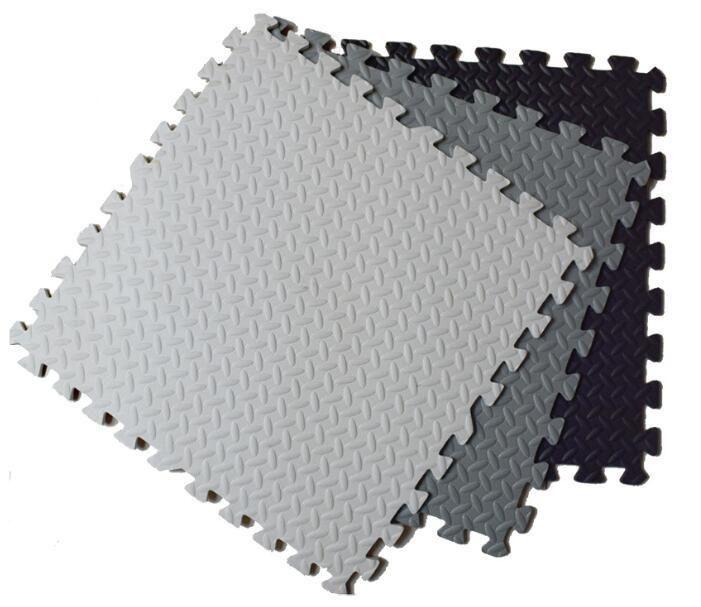 Protector de suelo fitness gris 60x60x2cm (4 Unidades)-0