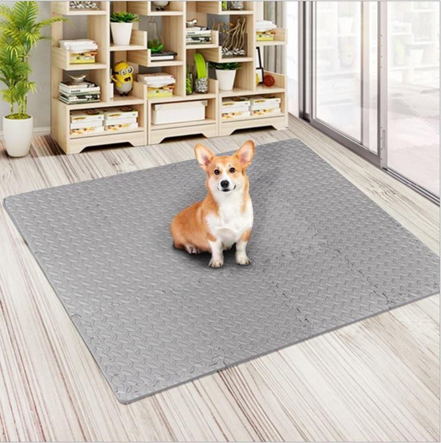 Protector de suelo fitness gris 60x60x2cm (4 Unidades)-3