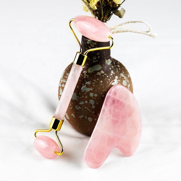 Rodillo facial jade pink set-2
