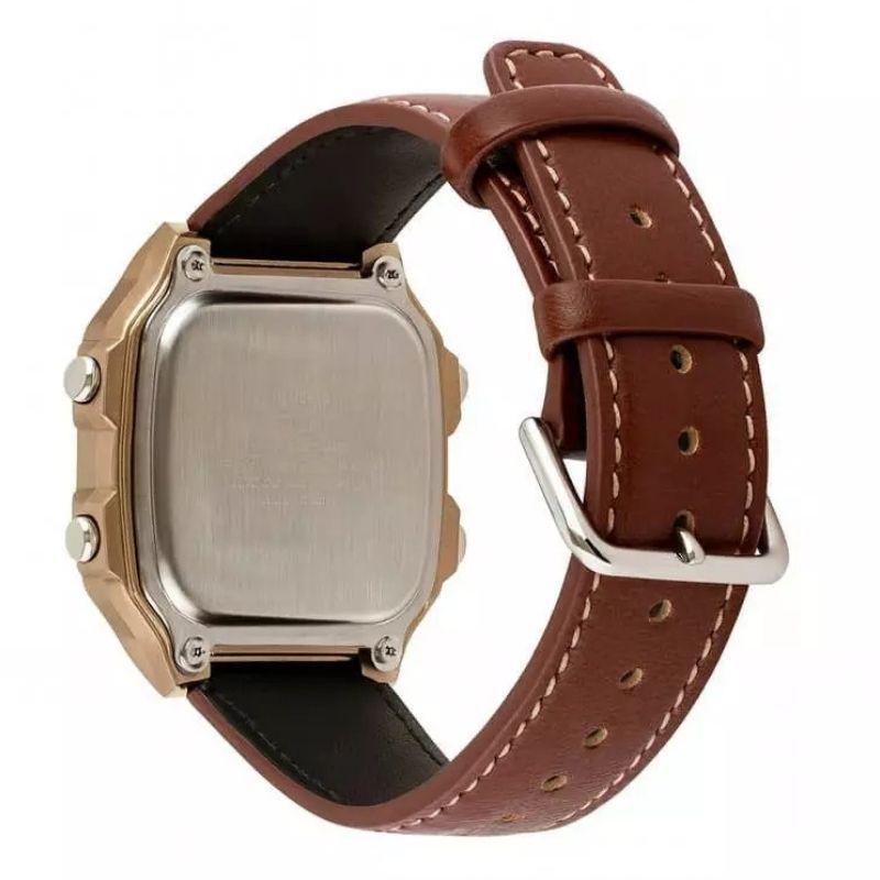 Reloj World Time Royale Casio Vintage AE 1200WHL 5AV Correa de Cuero-3