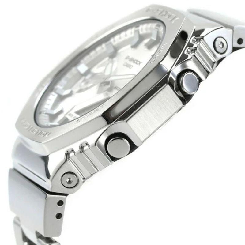 Reloj Casio G Shock GM 2110D 7AJF Met lico Plateado-1