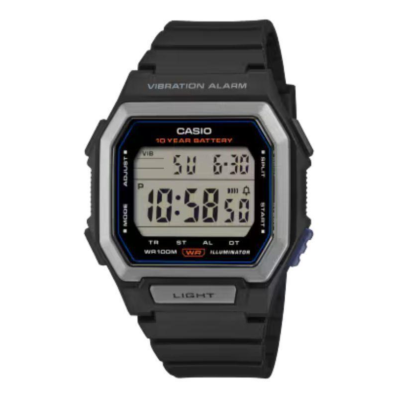 Reloj Casio Vintage Vibration Alarm W 738H 1AV 10 A os de Bater a-0