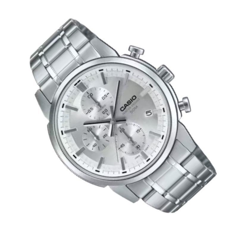 Reloj Anal gico Casio MTP E510D 7AV Plateado Hombre-1
