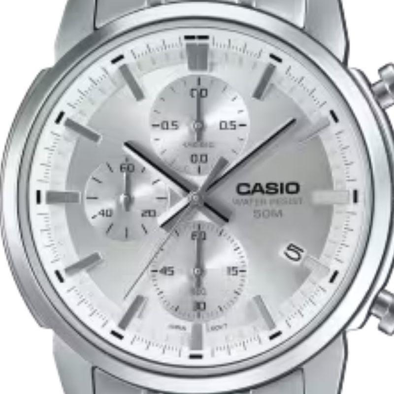 Reloj Anal gico Casio MTP E510D 7AV Plateado Hombre-3