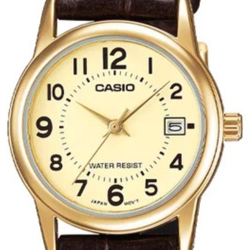 Reloj An logo Casio Mujer LTP V002GL 9B-3