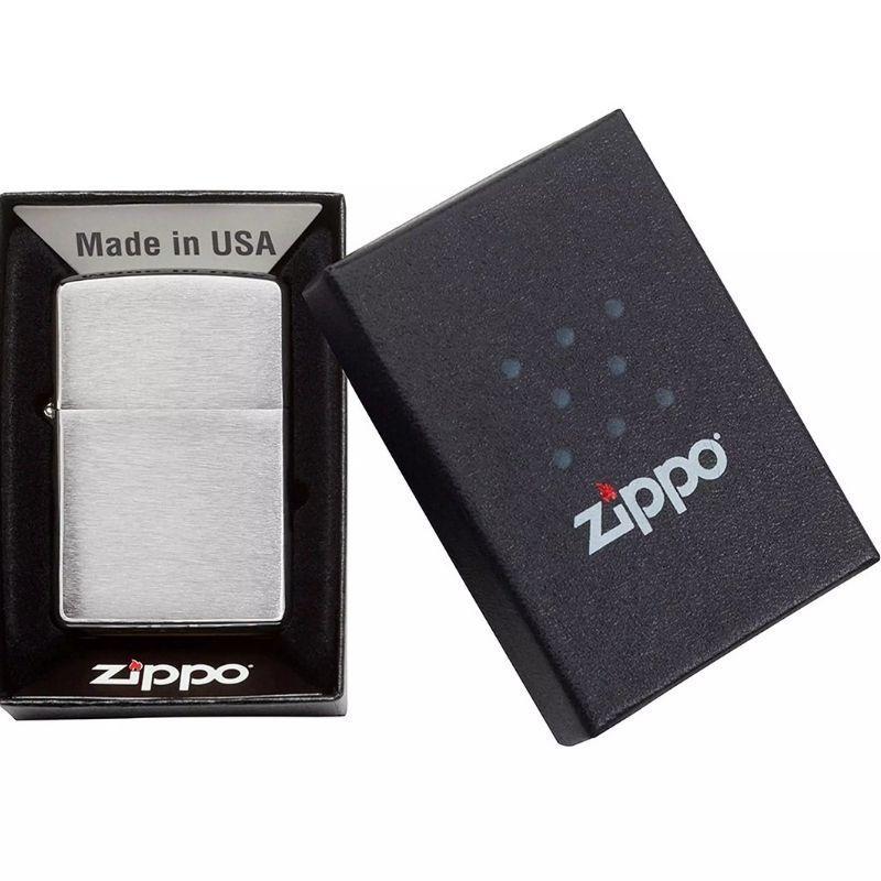 Encendedor Zippo Zp200 Classic Brushed Chrome-2