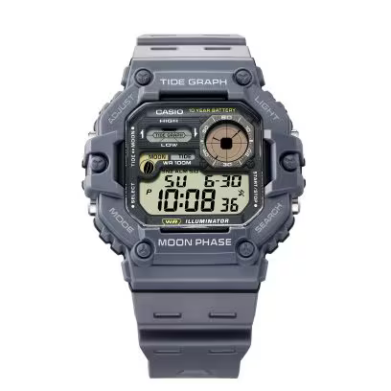 Reloj Casio Hombre Vintage WS 1700H 8AV Tide Graph Moonphase-3