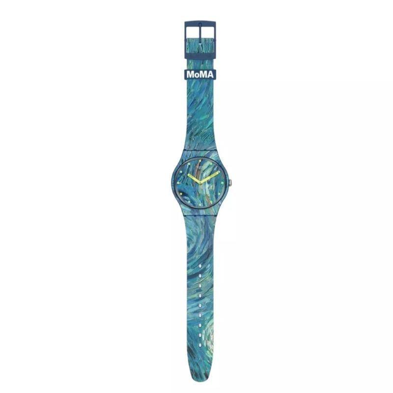 Reloj Swatch MOMA SUOZ335 THE STARRY NIGHT BY VINCENT VAN GOGH-2