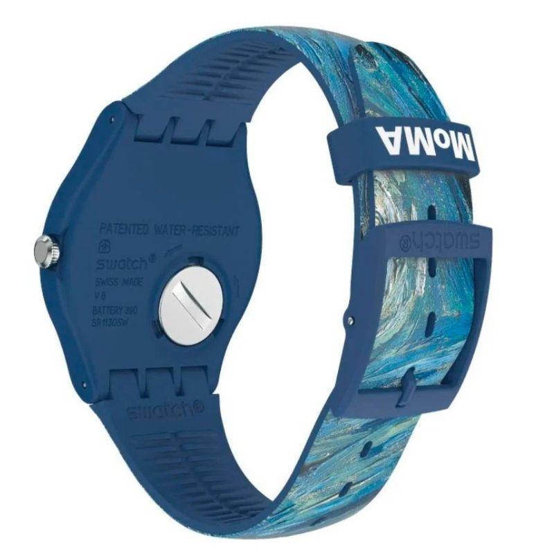 Reloj Swatch MOMA SUOZ335 THE STARRY NIGHT BY VINCENT VAN GOGH-3